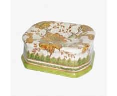 Better & Best P Cendrier Porte-Savon pour Fleur, Jaune, 11,5 x 9,5 x 4,5 cm, matÃ©riau : cÃ©ramique, Taille Unique