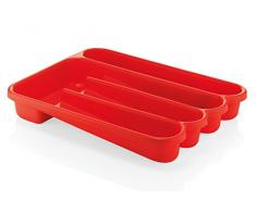 Guzzini Formes CASA 63751-31 Couverts Plastique Rouge DiamÃ¨tre 13 cm