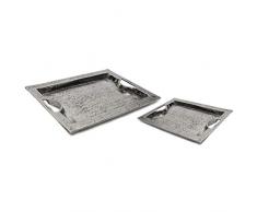 EUROCINSA Ref.27303 Lot de 2 draps Kamal, Aluminium, 26 x 20/39 x 29 cm