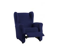 Martina Home Emilia Housse Fauteuil Relax, Tissu, Marine, 33Â x 8Â x 42Â cm