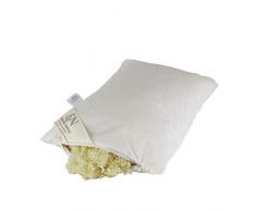 Europe & Nature Oreiller Laine, Blanc, 60 x 60 x 7 cm