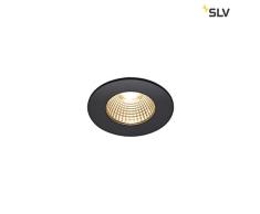 SLV 1800-3000K Patta Plafonnier dextÃ©rieur rond en aluminium Noir DL IP65 7,3 W