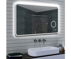 Lux-aqua MLE12070MAG Miroir Mural en Verre Effet Miroir 1200 x 700 x 30 mm