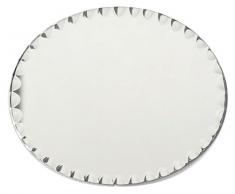 Darice Modèle Ovale Verre Miroir W/festonné Edge Bulk-8-inch X 25,4 cm, dautres, Multicolore
