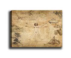 Bonamaison Peinture sur toile, multicolore, 70 x 100 cm - Conçu et fabriqué en Turquie