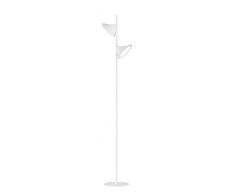 WOFI 3596.02.06.9000 Lampadaire, Plastique, Blanc, H: 138,5 cm x B: 20 cm x L: 26 cm