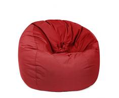 Outbag Donut Pouf, Rouge, 90 x 90 cm