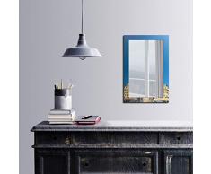 Bonamaison DÃ©coration Murale Impression sur Miroir EncadrÃ© sur Toile, Dimensions: 40 x 60 Cm - ConÃ§u et fabriquÃ© en Turquie