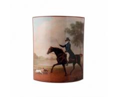 John Beswick 20 x 16 cm-Stubbs King George IV Ã cheval Silhouette d art Vase Multicolore
