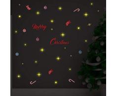 Walplus Joyeux Noël Plus Autocollant Mural, Vinyle Multicolore, 20 X 30 X 3 CM