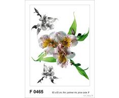 AG f 0465 autkleber Mural Design Autocollants en Forme de Fleurs