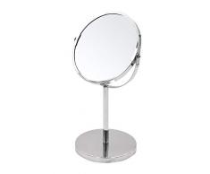 RIDDER 03001100 Maquillage, cosmétique, Miroir de Rasage, Métal, chromé, env. à 18,8 x 35 cm