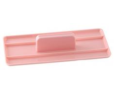 Zenker 683704 Lisseur à gâteau, Plastique, Rose et Bleu, Jaune, 25 x 11,6 x 22,6 cm