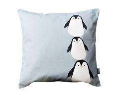 Kenay Home Teen Pingus Coussin pour Enfant Bleu 45 x 45 cm