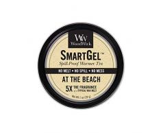 WoodWick coupelle parfumée SmartGel pour diffuseur, sans flamme et sans risque de renversement, à la plage