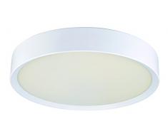 Viokef Lighting 4155401 Lustre Alessio, Métal, E27, Blanc, 45 x 45 x 8
