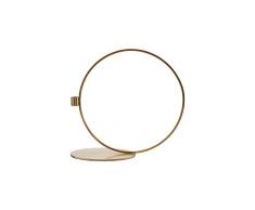 House Doctor Photophore Circulaire Finition Laiton 34 x 19 cm