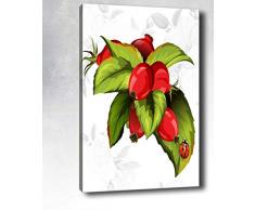 Bonamaison Peinture sur toile, multicolore, 70 x 100 cm - Conçu et fabriqué en Turquie