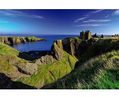 Papier Peint poster panoramique COAST SCOTTISH 4 x 2,70 m | DÃ©co et photo murale XXL QualitÃ© HD Scenolia