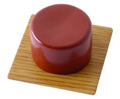 BRINOX Butée de Porte Petit Autocollant, Voir Description, parquet Marron, 2 x 4.1 x 4.1 cm