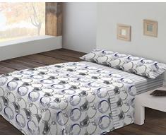 Gale Hayman Style Javier Larrainzar Marc Draps 205x150x3 cm Bleu