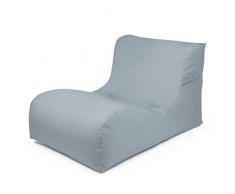 Outbag New Lounge Pouf, Polyester, Gris Pierre, 120 x 90 cm