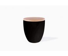 Excelsa Fashion Black Bocal, céramique, Noir, 12 x 14 cm