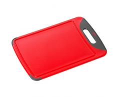 Silit Planche à découper Anti-bactérienne Rouge, 38 x 25 cm (0020.7681.01)