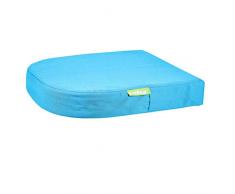 Outbag 31MOPLU-AQA Coussin de Chaise, Polyester, Aqua, 45 x 45 cm