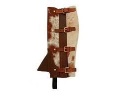 Oscar BorgstrÃ¶m Chaps en Cuir Vache, Marron, Taille M