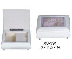 ROYMAR Boîte à Bijoux Musicale Laca-Paris&Flowers Organisateur de Bijoux pour Armoire Rangement de décorations Festives Articles pour la Maison Unisexe Adulte, Multicolore (Multicolor), Unique