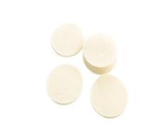 1buy3 Lot de 8 Dessous de Verre Ronds en Feutre Ecru 5 mm dÃ©paisseur