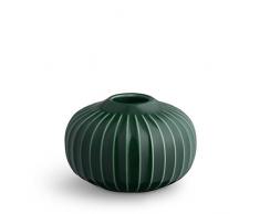 Kähler Hammershøi Bougeoir, Céramique, Vert, 5,5 cm