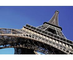 Papier Peint poster panoramique TOUR EIFFEL PARIS 4 x 2,70 m | DÃ©co et photo murale XXL QualitÃ© HD Scenolia