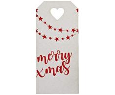 Mopec NX410.3 Lot de 24 guirlandes dÃ©toiles en papier Multicolore 3 x 7 cm