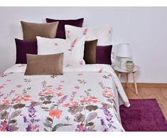 MI CASA 270 x 270 Boutis Lia (180) + 2 FC 50 x 70 cm, Coton, 50% Polyester, imprimÃ©