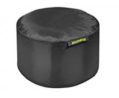 Pushbag Pouf, Polyester, Noir, 50 x 50 cm