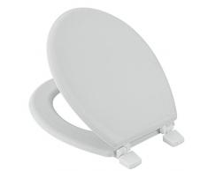 FERIDRAS Comfort Abattant WC, Bois, Blanc, 4Â x 36Â x 49.5Â cm