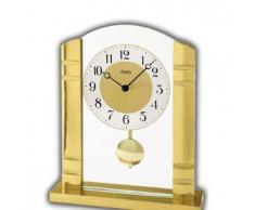 AMS T1117 Quartz Horloge de table à pendule bois multicolore 33 x 27 x 15 cm