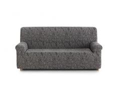 Blindecor Goya Housse de canapé élastique 4 Places, Tissu, Gris, 90 x 210 x 100 cm