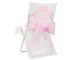 Santex 4749-05 Vintage Housse de Chaise Tissu Rose 40 x 31 x 5 cm