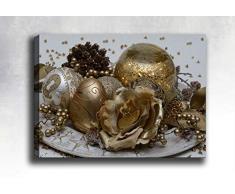 Bonamaison Peinture sur toile, multicolore, 40 x 60 cm - ConÃ§u et fabriquÃ© en Turquie