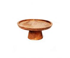 Plateau Rond en Teck, Taille S