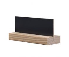 I Love Menu Style segnatavolo Support de Table, Bois, Noir, 10Â x 15Â x 5Â cm