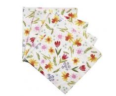 Talking Tables HOP-RAIN-NAP-FLORAL Serviettes de table en papier