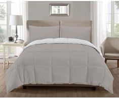 Duck Ensemble de Doudou Canard, Blanc/Gris, Full/Queen