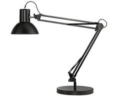 UNILUX 400093579 Lampe de bureau LED, Aluminium, Noir, 40 x 40 x 20 cm