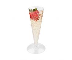 Restaurantware RWP0085C Individual Champagne Flute Base, Neutre
