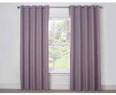 Julian Charles Luna Rideaux à Åillets Revêtement Thermique 167,6 x 228,6 cm Mauve