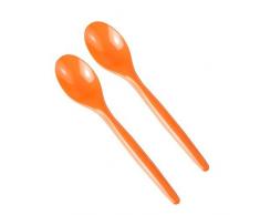 Einweggeschirr & Besteck Vaisselle & Couverts jetables 90197 600 Cuillères, PS, 17,5 cm, Orange